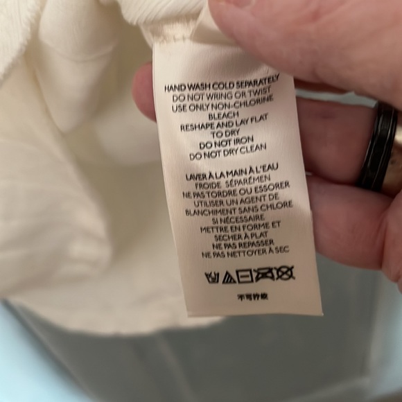 Free People Women’s T-Shirt in Size Small in colour White/ burnt orange - Picture 3 of 6